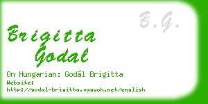 brigitta godal business card
